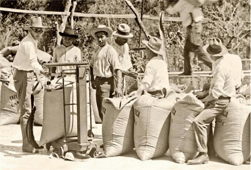 foto historia del café