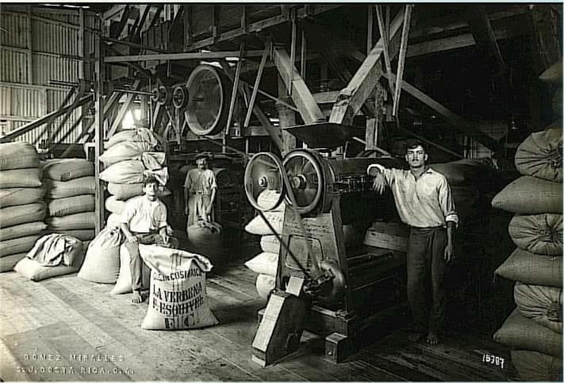 foto historia del café